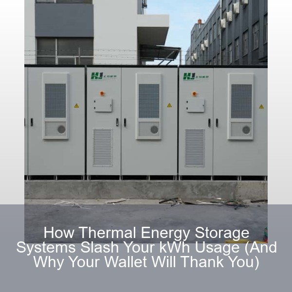 How Thermal Energy Storage Systems Slash Your kWh Usage (And Why Your Wallet Will Thank You)